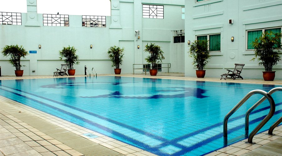 large swimming pool
