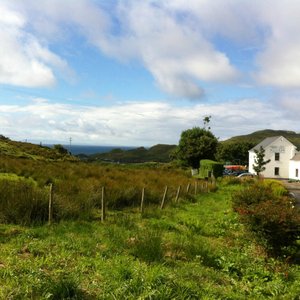 Derylahan Hostel & the view over the ocean