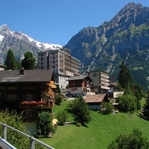 View of the back and side of the hotel