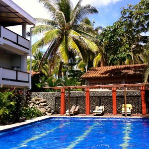 the pool