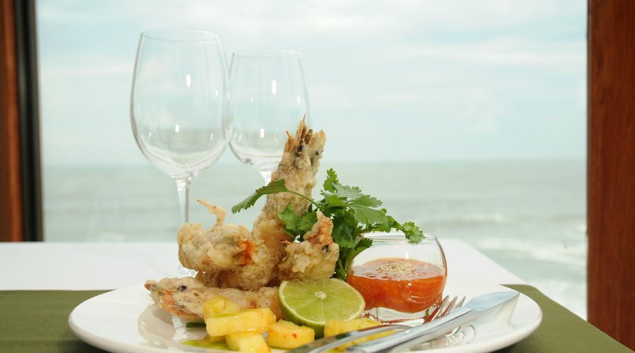 One of many dishes served!