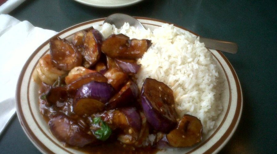 Thai Shrimp and Eggplant