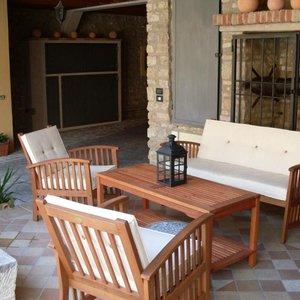 Veranda dell'appartamento Ander