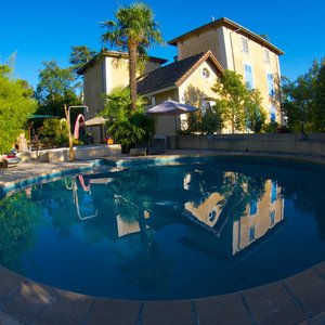 villa Hugon dalla piscina