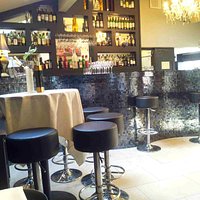 The bar area