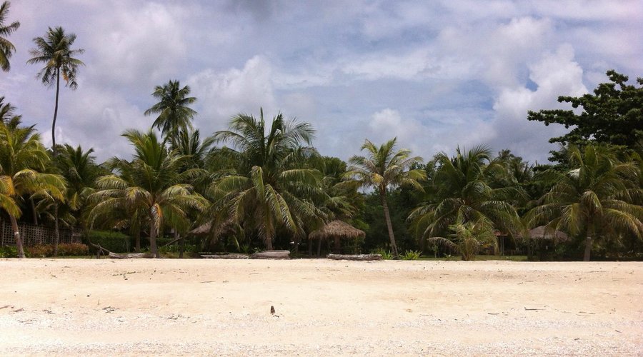 Resort vanuit het strand