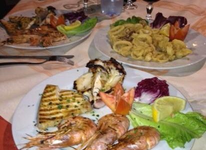 Grigliata mista e frittura di calamari