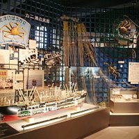 北洋漁業に関する資料が一堂に展示されております。