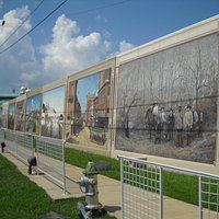 close up of some of the murals