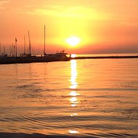 Molo al tramonto