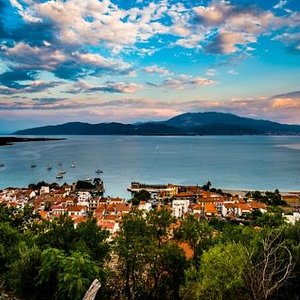 View of Nafpaktos from the castle
