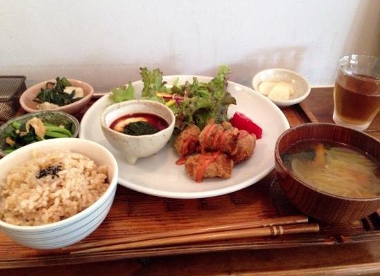 惣菜3種とグルテンフライ
