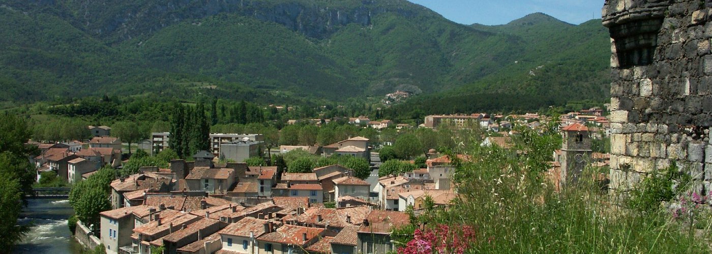 Quillan vu du Château