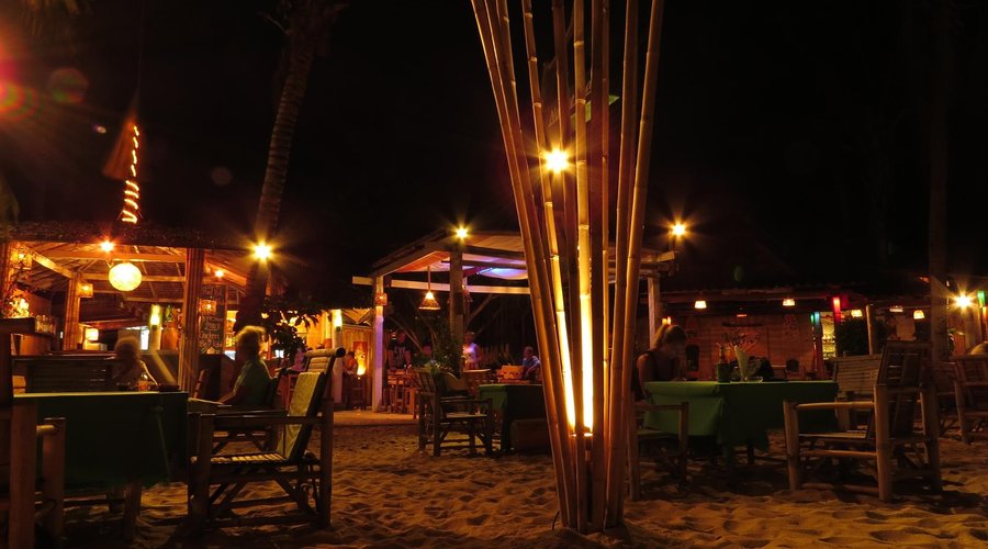 Night time at Nature Bar