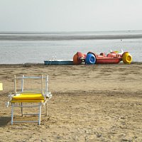 Bassa marea e pedalò