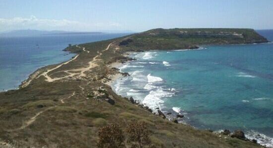 penisola del sinis - spiaggia di San Giovanni vista dalla Torre