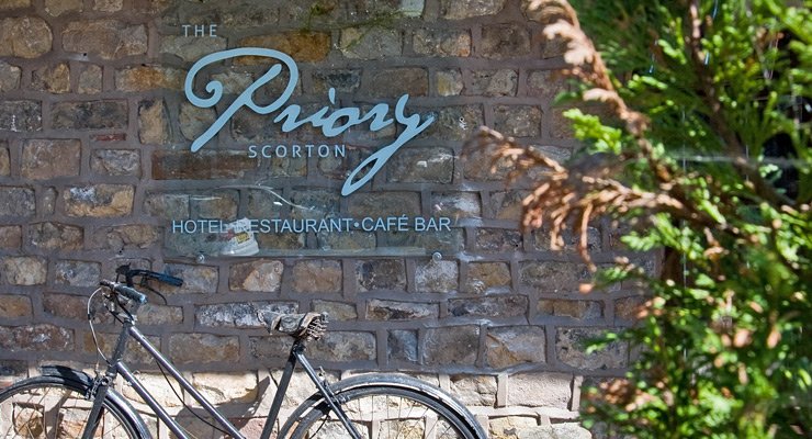 The Priory Hotel Sign
