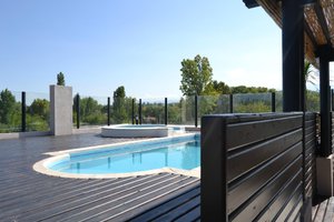 Piscina y playa