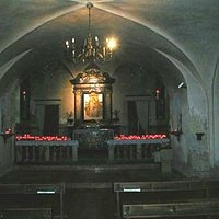 La chiesa inferiore.