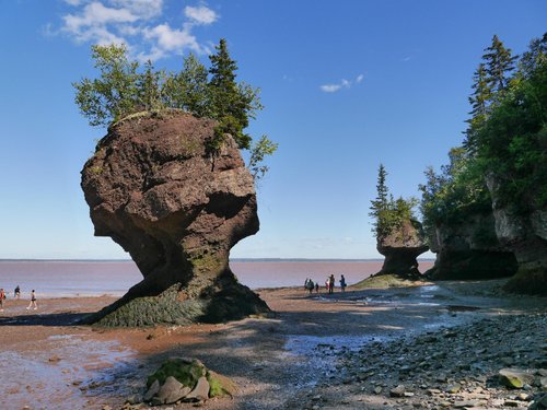 Noramérica Canadá Nuevo Brunswick Fundy Parque Nacional Horquillas