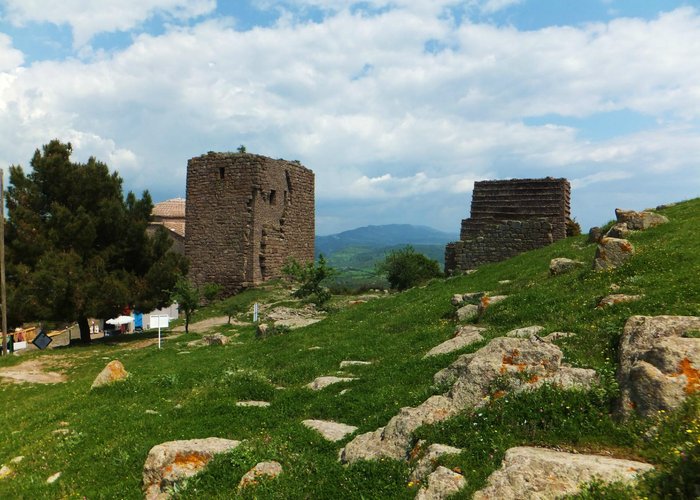 Ruins dot the hilltops and countrysides