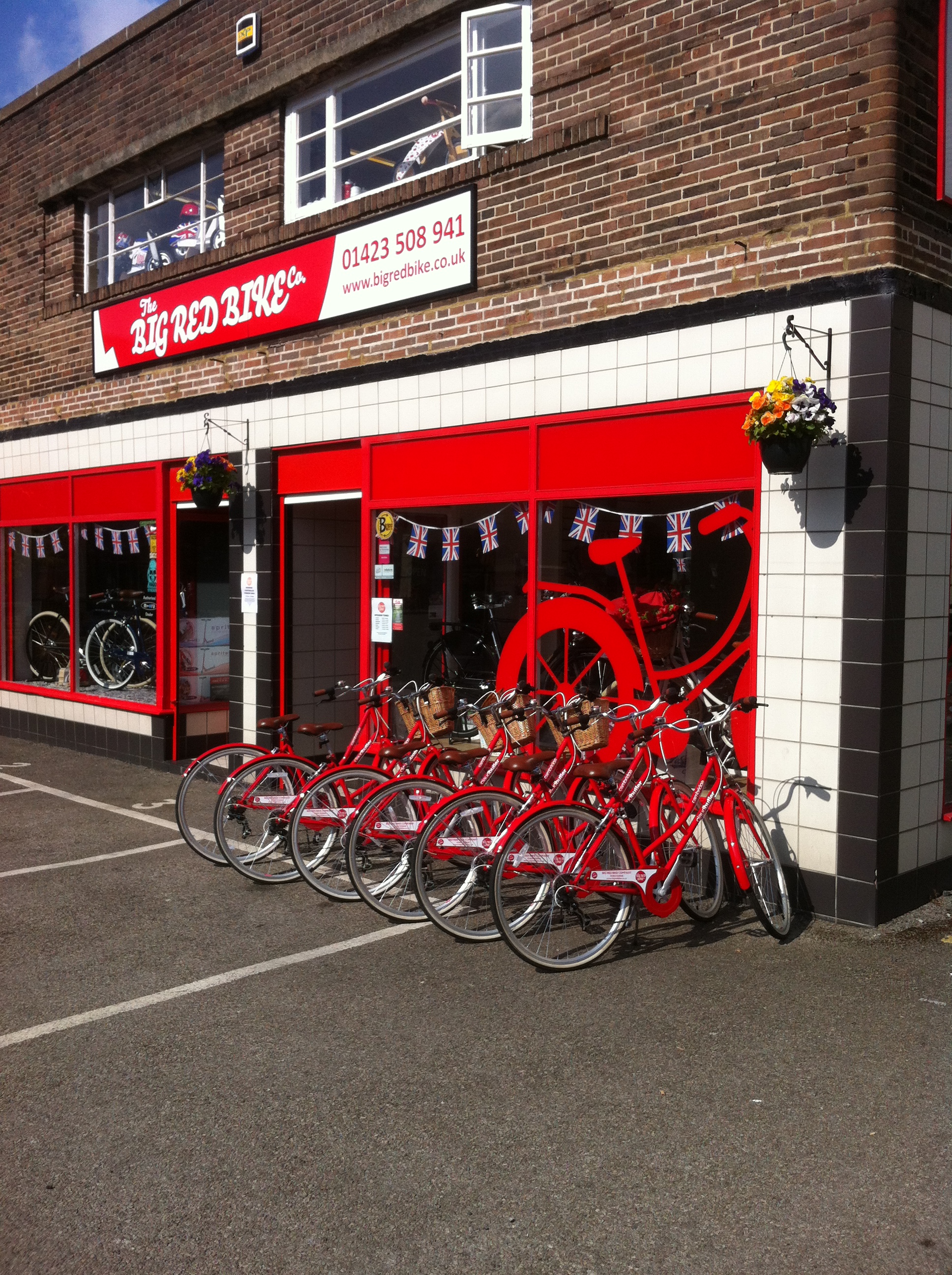 Red bikes for hot sale rent