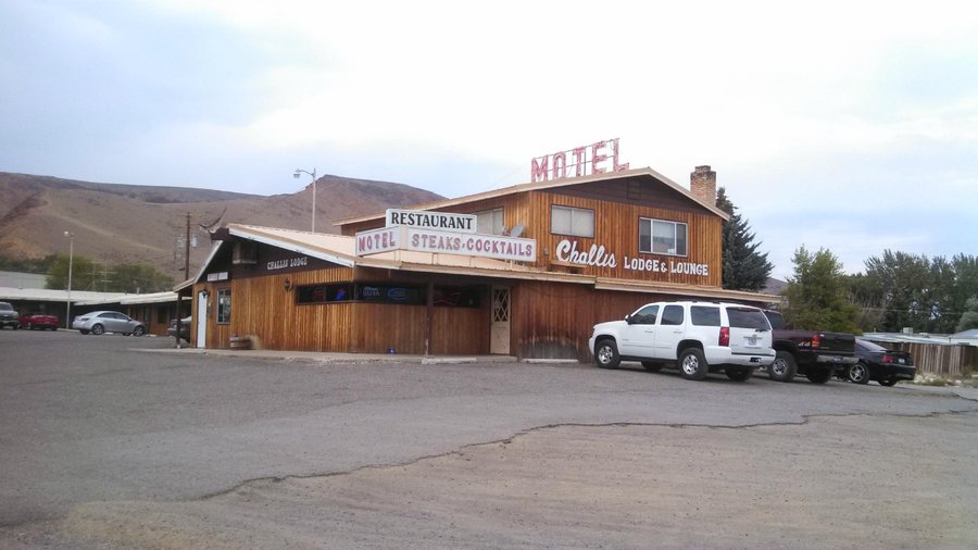 Front of lodge