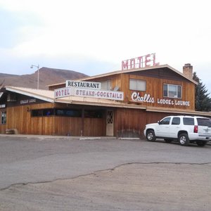 Front of lodge
