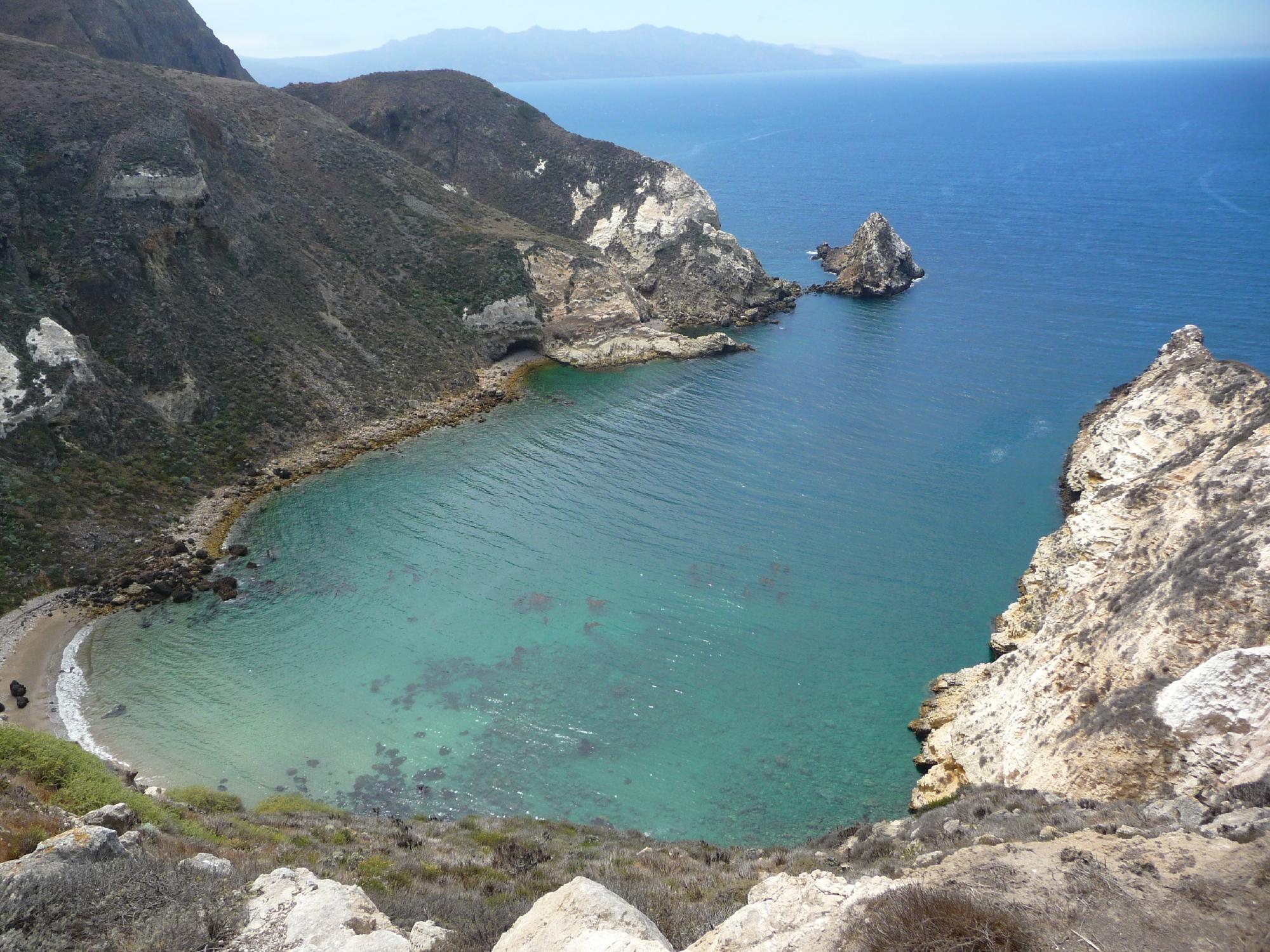 SANTA CRUZ ISLAND SCORPION RANCH CAMPGROUND Channel Islands