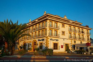 La Posada del Mar in Denia, image may contain: Hotel, Villa, Resort, City