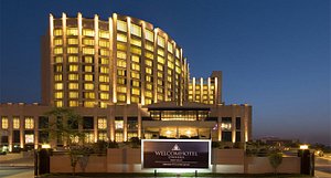 Welcomhotel By ITC Hotels, Dwarka in New Delhi, image may contain: Office Building, Condo, City, Convention Center