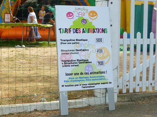 Poster Trampoline enfant 