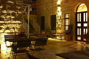 Villa Nazareth Hotel in Nazareth, image may contain: Lighting, Staircase, Resort, Potted Plant