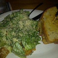 ceasars salad and half rueben