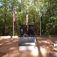 Looking at the front of the memorial