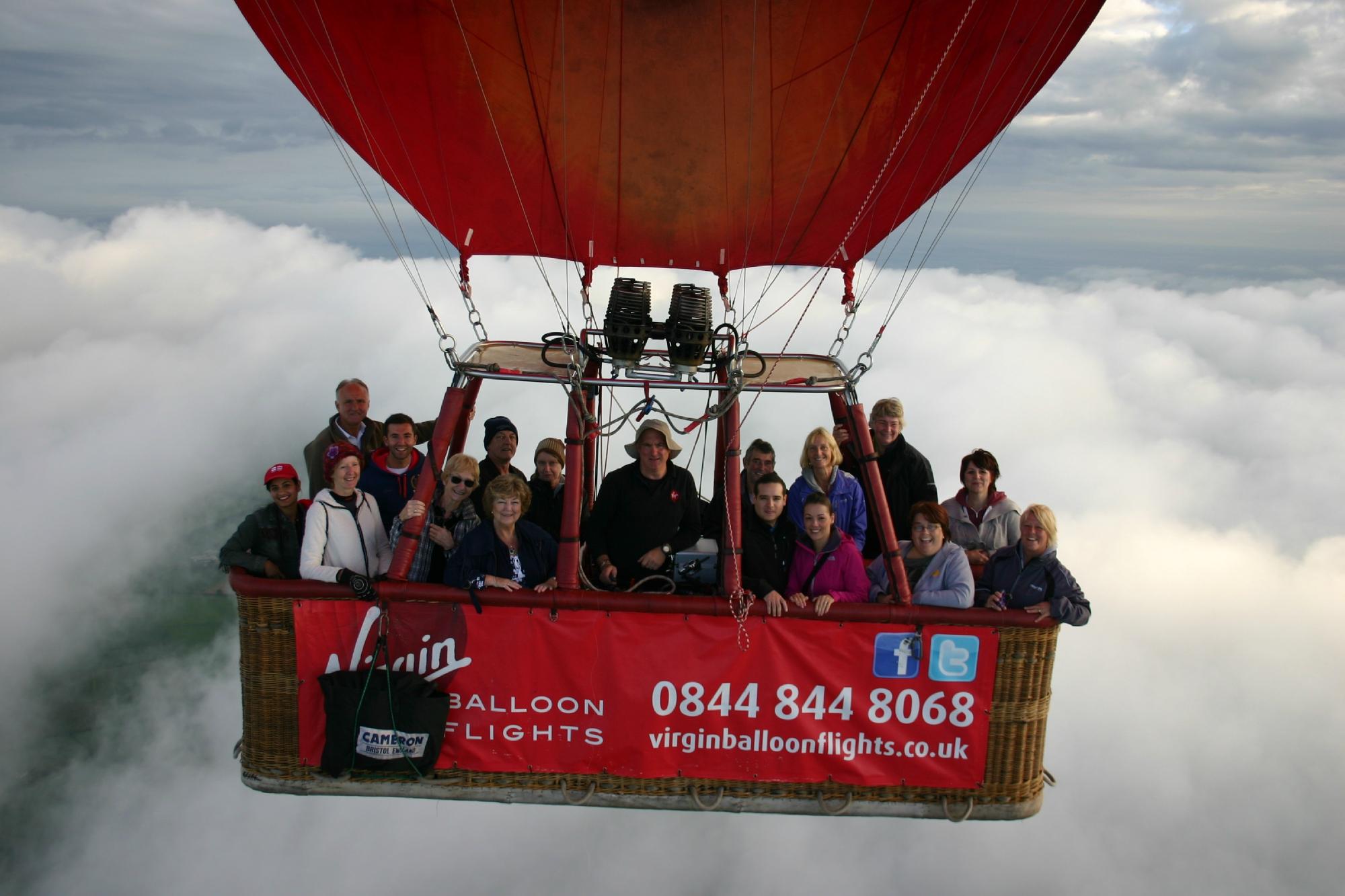 Hot air balloon on sale rides north east