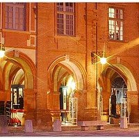 Place Nationale, anciennement Royale, en nocturne