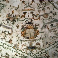 Novellara, Rocca, Soffitto della Sala del Fico