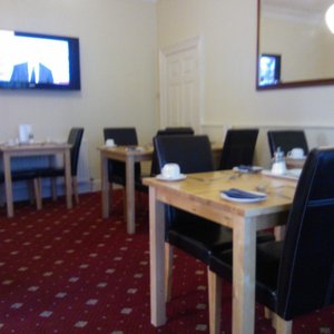 Dining area is pretty nice