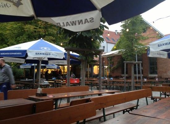 Biergarten Abends