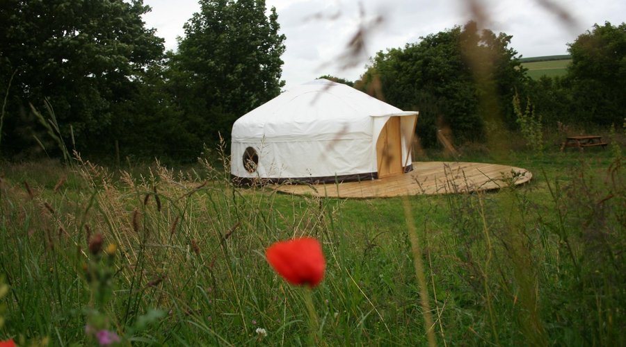 Our first Yurt