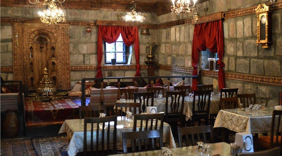 A large dining room