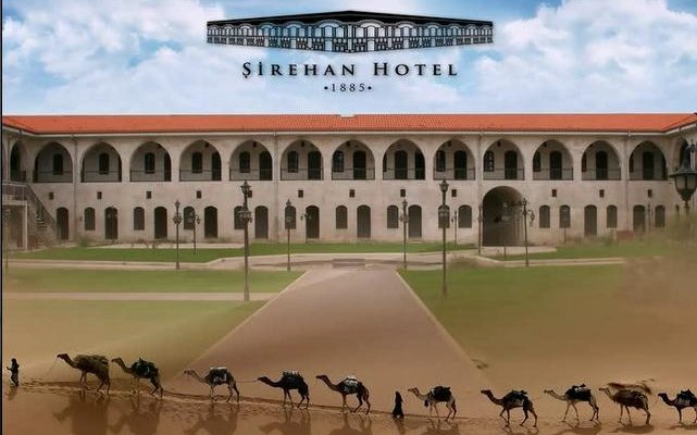 Şirehan İpek yolunun üzerinde ve Gaziantep’ten Kore’ye kadar uzanan en büyük Kervansaraydır.