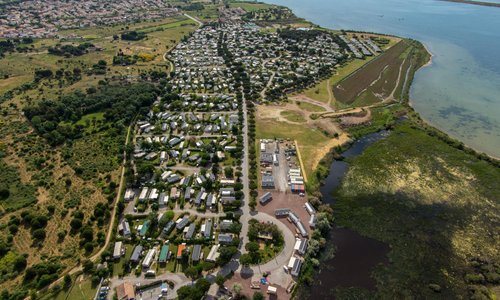 Vue aerienne du parc