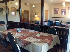 The Clansman Motel in Cape Breton Island, image may contain: Dining Table, Dining Room, Table, Restaurant