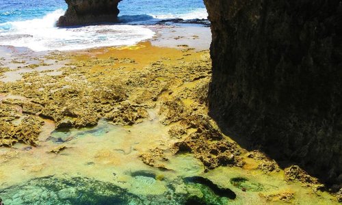 Pools below for a dip.