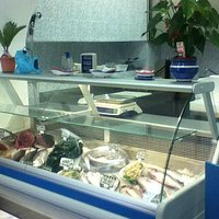 Vetrina Esposizione Pesce vista Laterale
