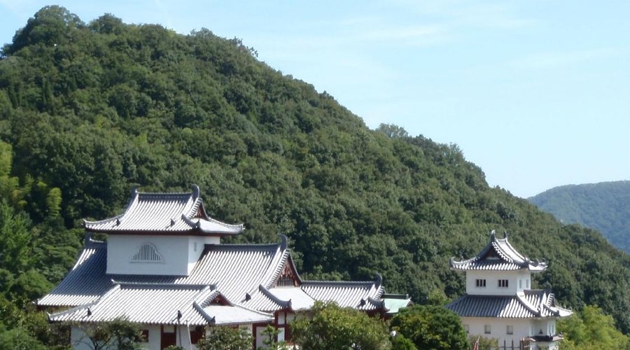 山上のお城