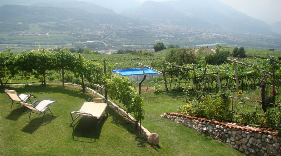 panorama dall'agriturismo