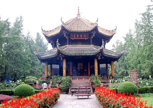 Pagoda with ram, Chinese New Year Decor - Bellagio